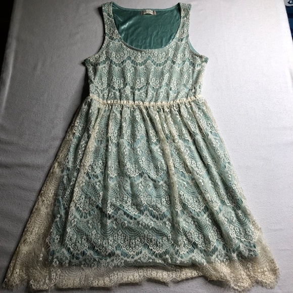 Altar'd State Dresses & Skirts - Altar'd State Women's Midi Dress Boho Bohemian Lace Embroidery Size Medium